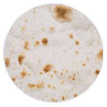 Load image into Gallery viewer, 150cm Soft Blanket Throw Tortilla Comfort Food Creations Burrito Wrap Blanket Perfectly Round Throw for Dropshipping