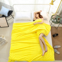 Load image into Gallery viewer, Home Textile Soft Solid Blanket Fleece Flannel Blanket Adult Sofa Bedding Manta Red Green Blue Flannel Throw Blankets for Beds